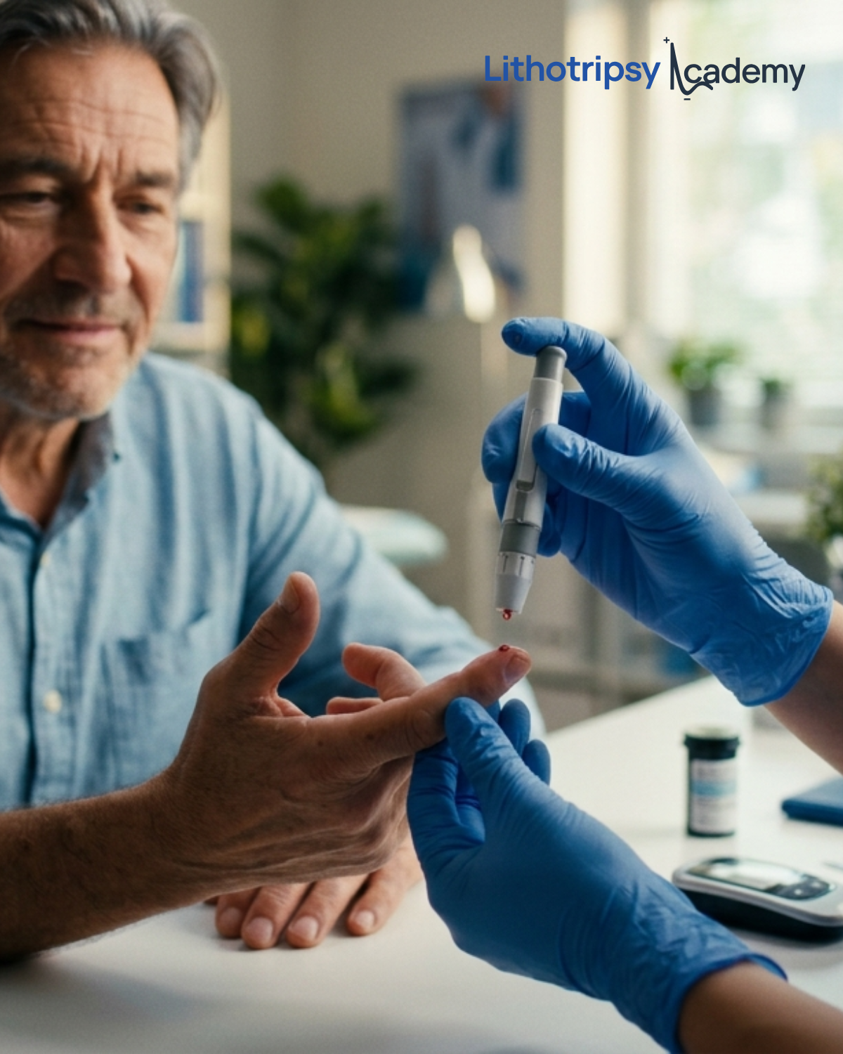 SWL in the Diabetic Patient course